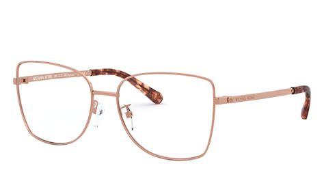 mk glasses frames rose gold.